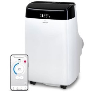 Climatiseur mobile SENCOR SAC MT9040C 9000 BTU Wi-Fi UV-C blanc